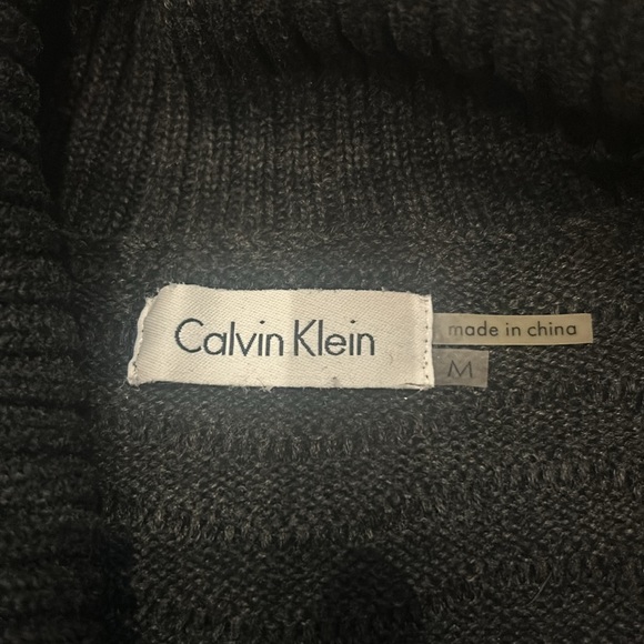 Dark grey sweater dress - Picture 2 of 5